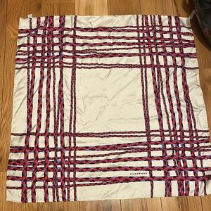 Burberry Silk Scarf 26x26
